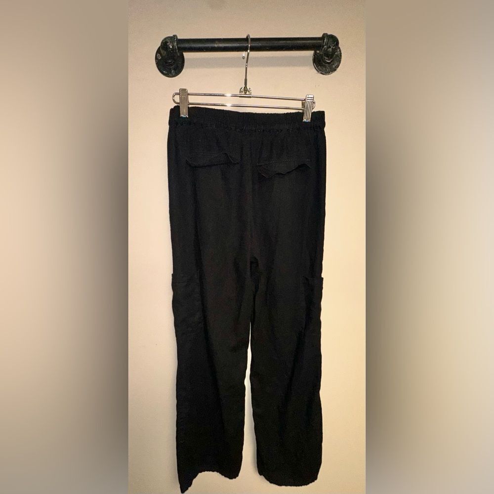 Love Tree Black Cargo Knit Pants - Picture 2 of 4
